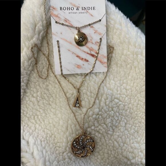 Boho Western Layered Necklace - Picture 1 of 2